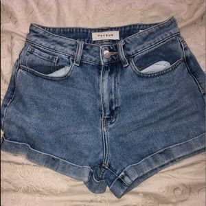 pacsun mom jean shorts
